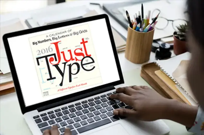 The Just Type Weekly Engagement Calendar 2016